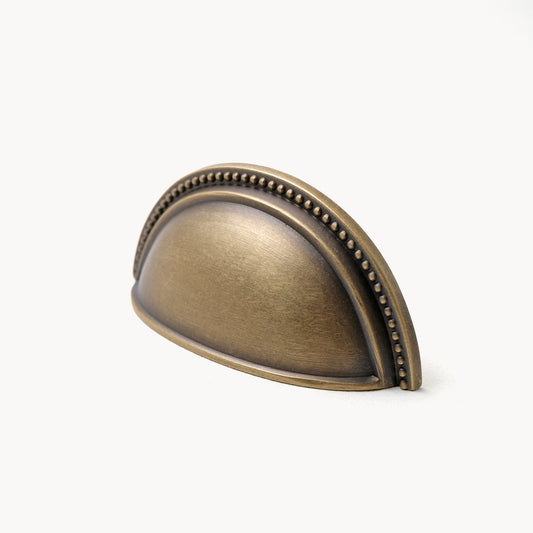 Antique Brass Cup Pull | DH-UA