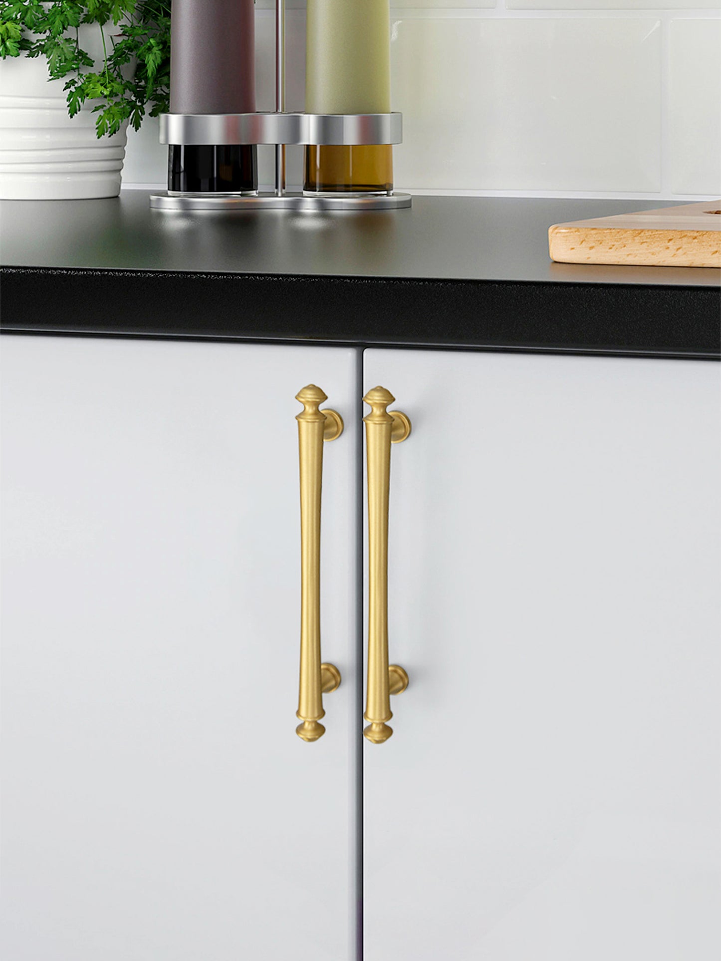 Satin Brass Cabinet Pulls | BP-CB