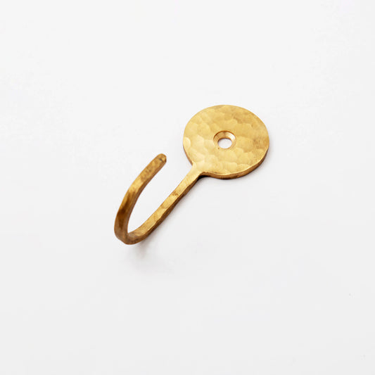 Hammered Brass Wall Hooks | CWG-A1