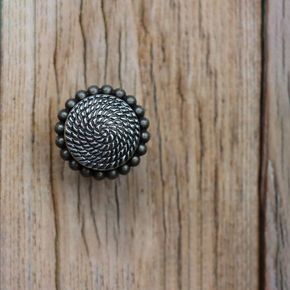 Antique Silver Drawer Knob | DGTY