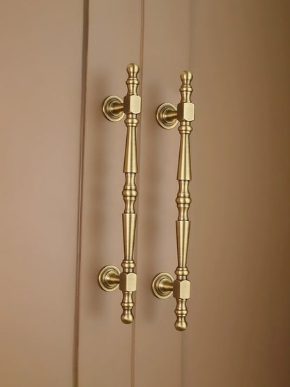 Antique Brass Kitchen Handles | QG-CA