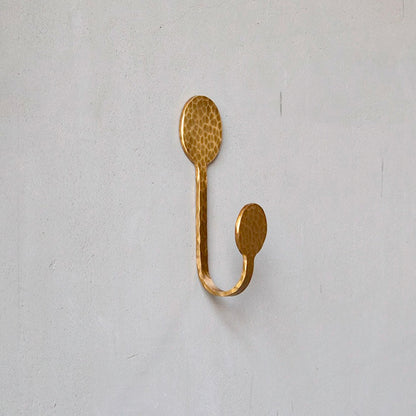 Hammered Brass Coat Hanger | CWG-B1