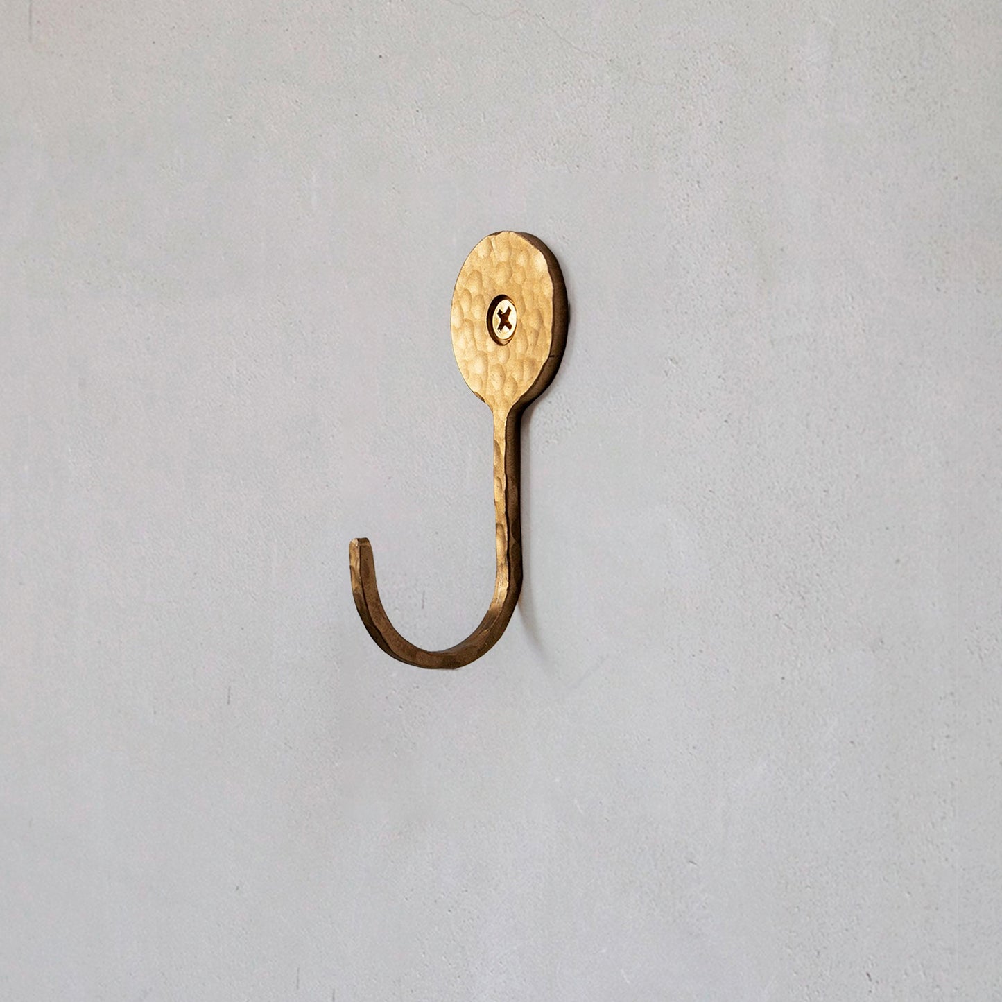 Hammered Brass Wall Hooks | CWG-A1