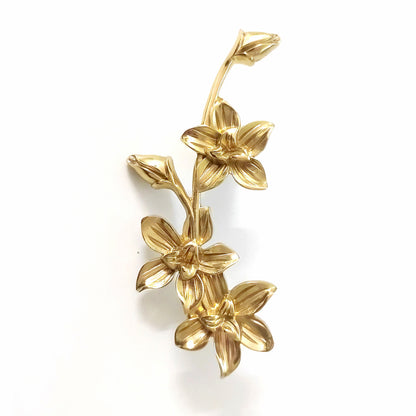 Flower Brass Pulls | A5