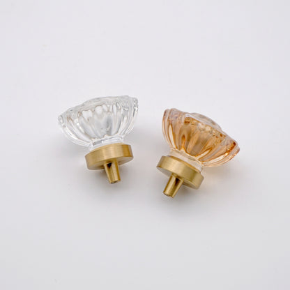 Glass Drawer Knob: Lotus | SJ01-C