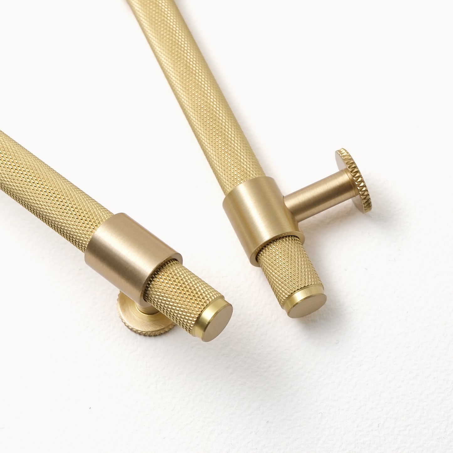 Knurled Brass Drawer Pulls | GHD-CB