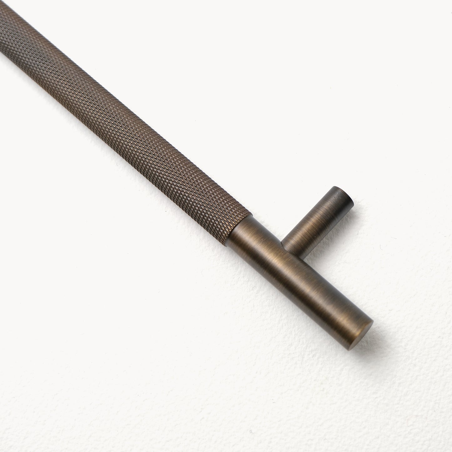 Knurled Antique Brass Handles | GH-CA