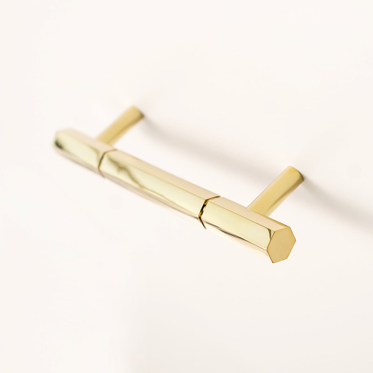 Gold Hexagon Bar Handles for Kitchen | HS-16D