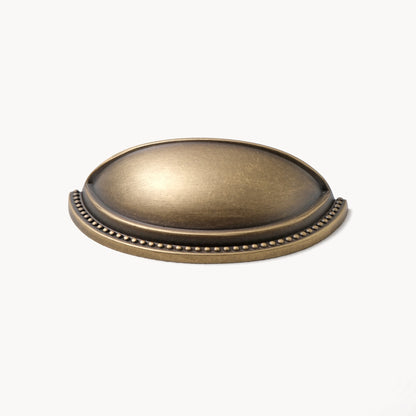 Antique Brass Cup Pull | DH-UA