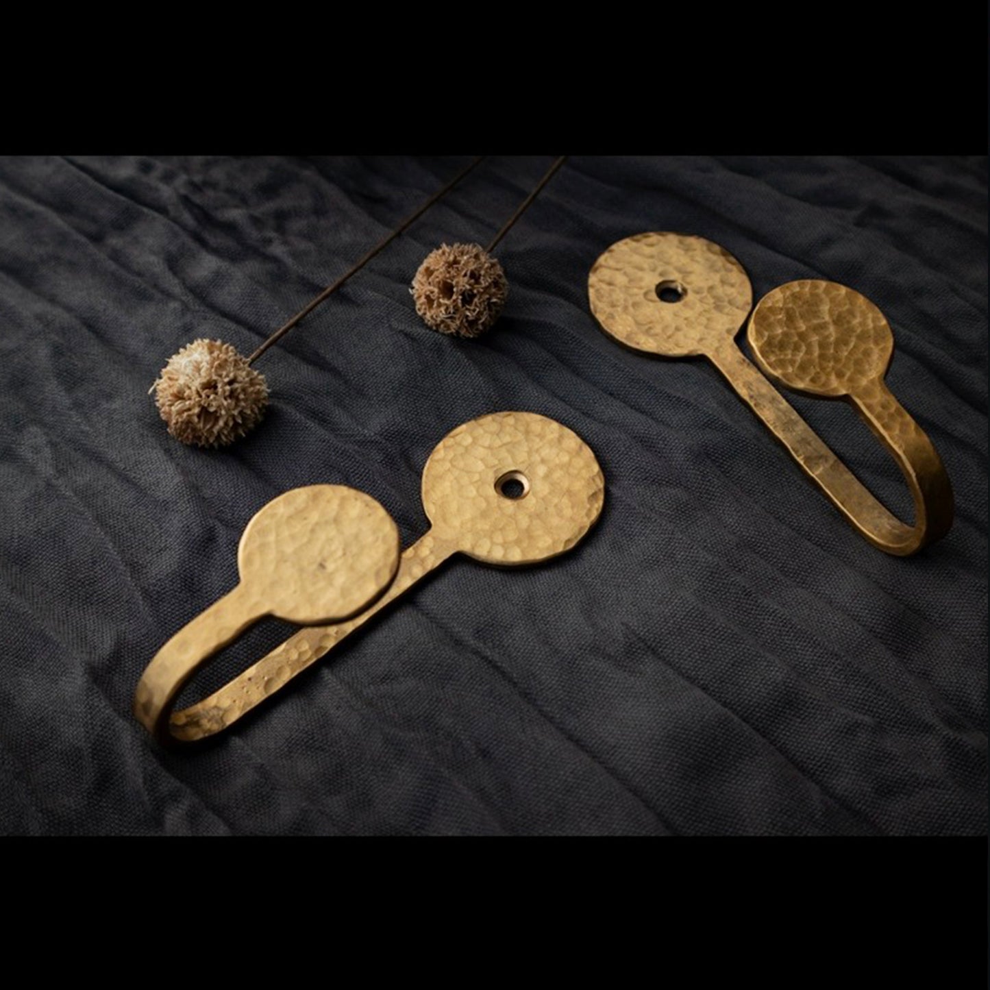 Hammered Brass Coat Hanger | CWG-B1