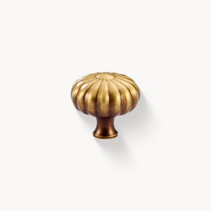 Antique Brass Pumpkin Cup Pulls | BK-SA