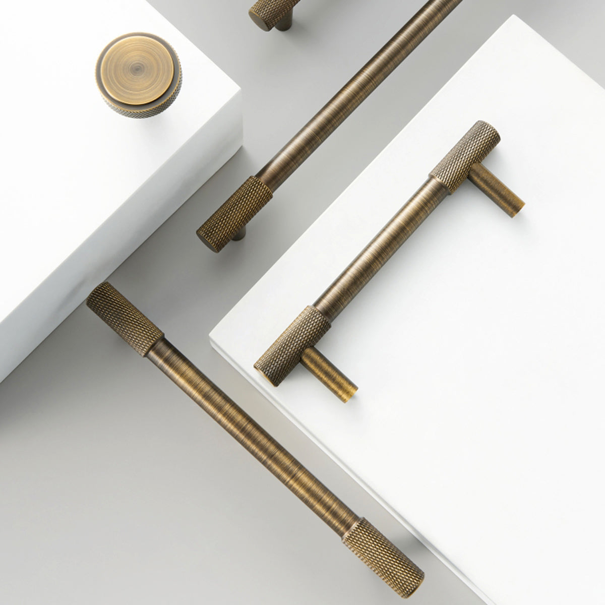 Knurled Brass Handles | LTG-A