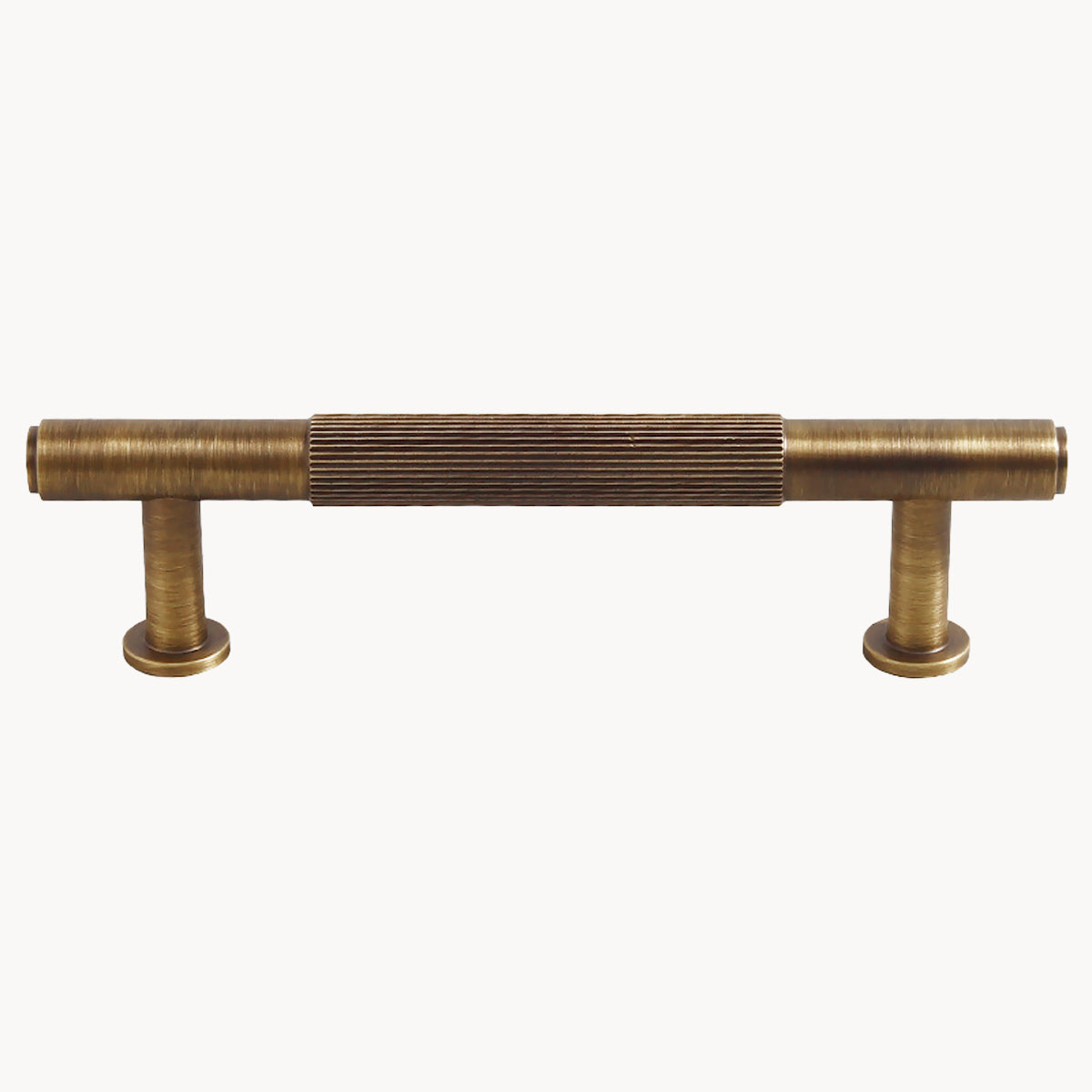 Linear Knurled Antique Brass Handles | ZJW-ATZ