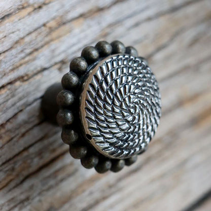 Antique Silver Drawer Knob | DGTY