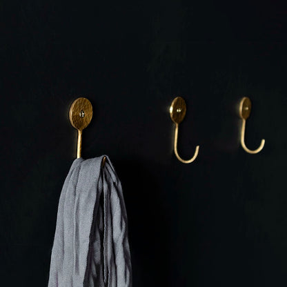 Hammered Brass Wall Hooks | CWG-A1