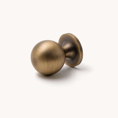 Round Antique Brass Cabinet Knobs | YQ-BA