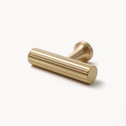 Knurled Brass T-knob | LZ-TB