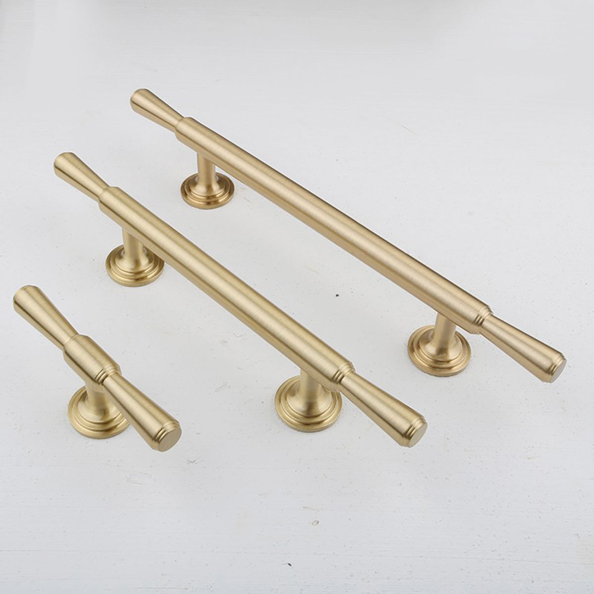 Satin Brass Kitchen Pulls | DZ-B