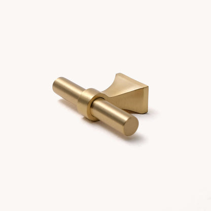 Satin Brass T-knob for Cabinets | LB-TB