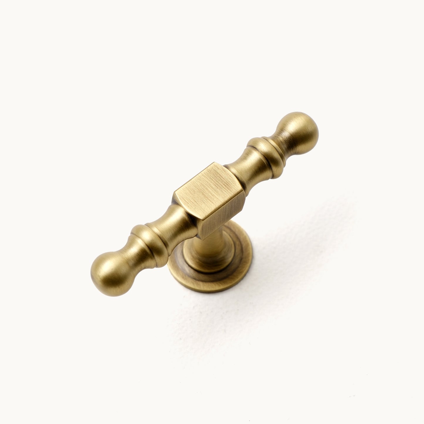 Antique Brass T-knob | QG-TA