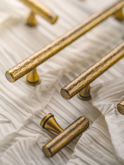 Hammered Aged Brass Handles | CWA-A