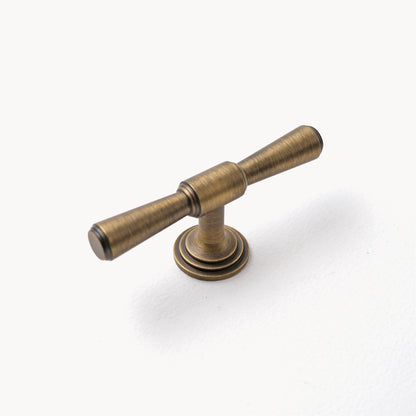 Antique Brass Drawer T-Knob | DZ-TA