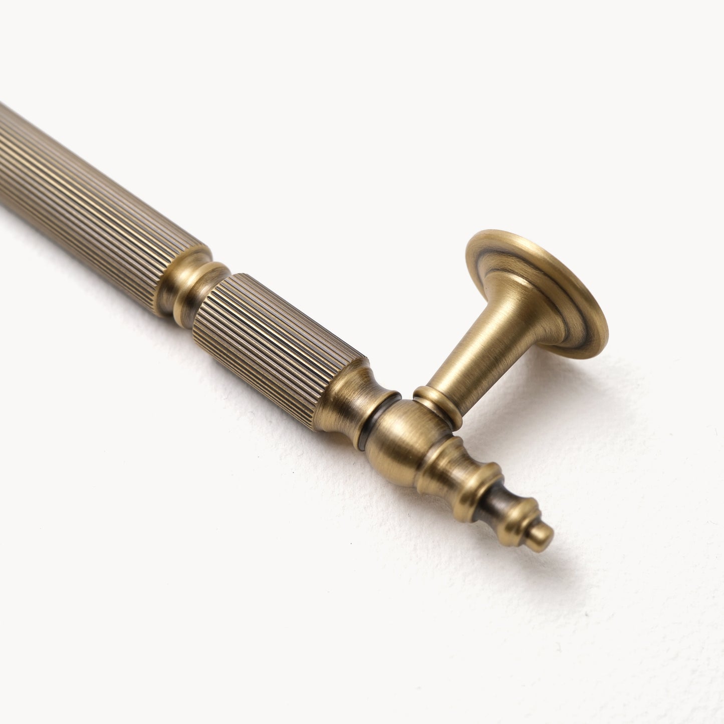 Luxury Antique Knurled Brass Handles | ZZ-CA