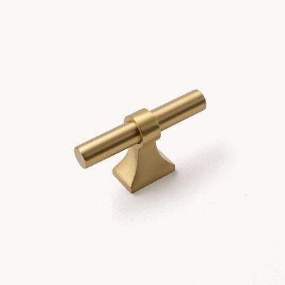 Satin Brass T-knob for Cabinets | LB-TB