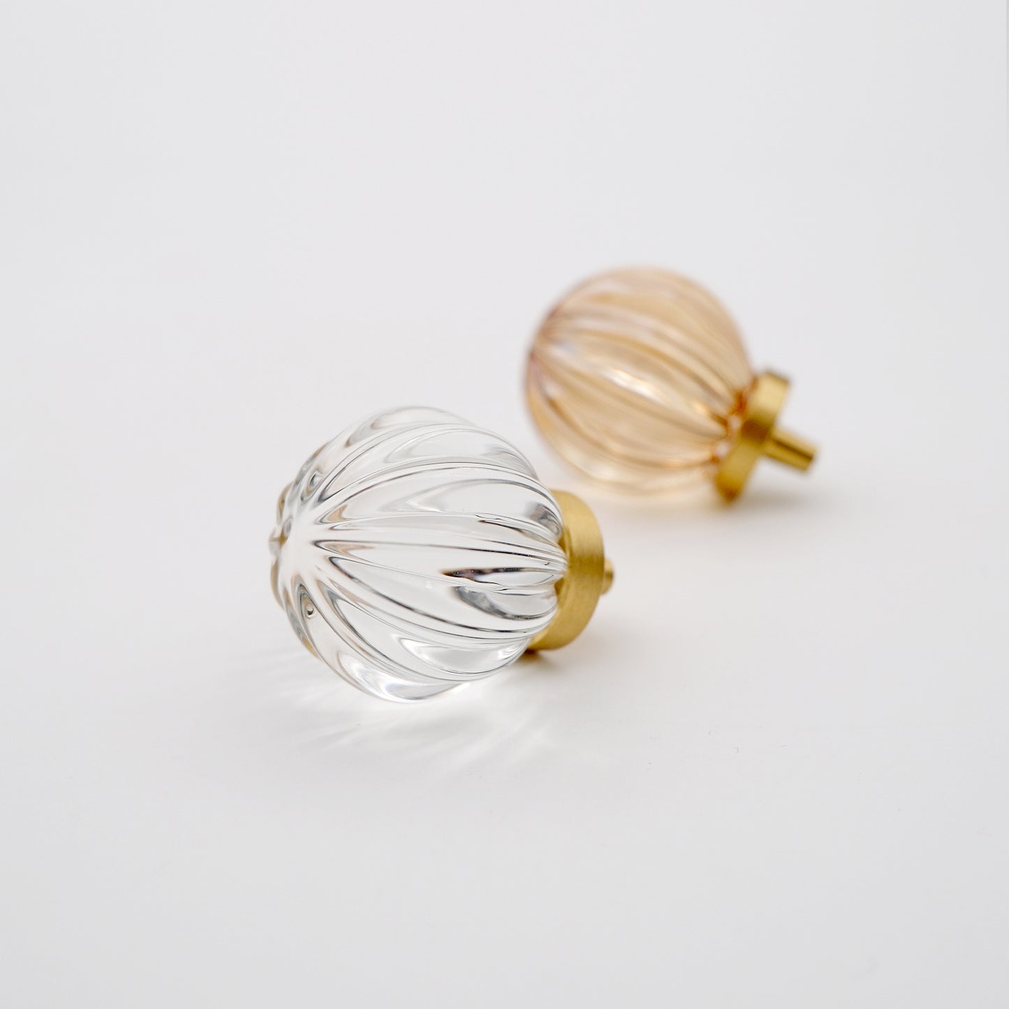 Glass Drawer Knob: Pumpkin | SJ01-D