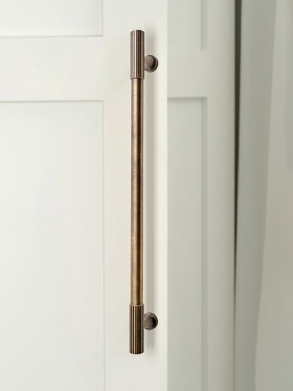 Knurled Aged Brass Handles Nordic | LZ-CA