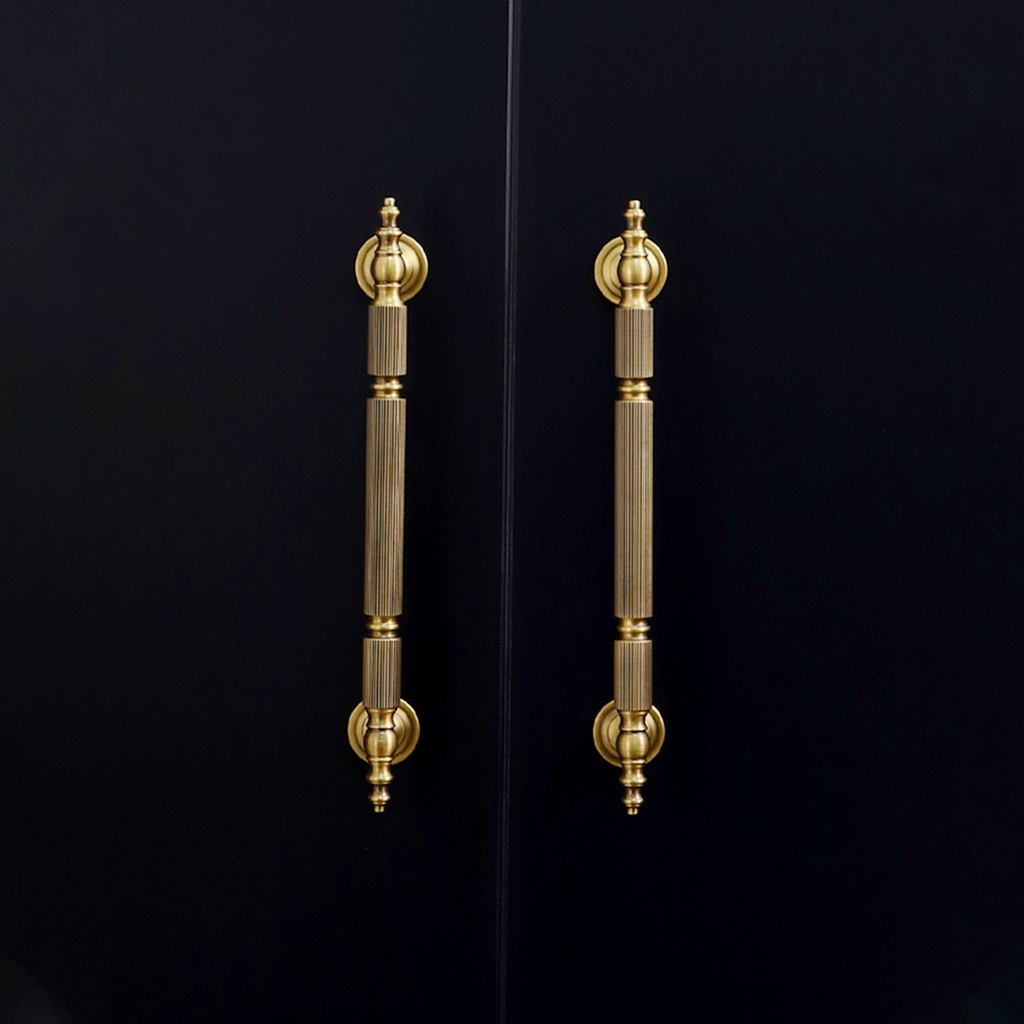 Luxury Antique Knurled Brass Handles | ZZ-CA