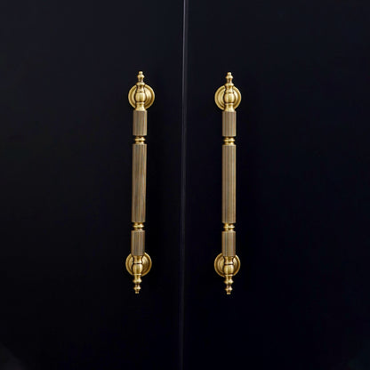 Luxury Antique Knurled Brass Handles | ZZ-CA