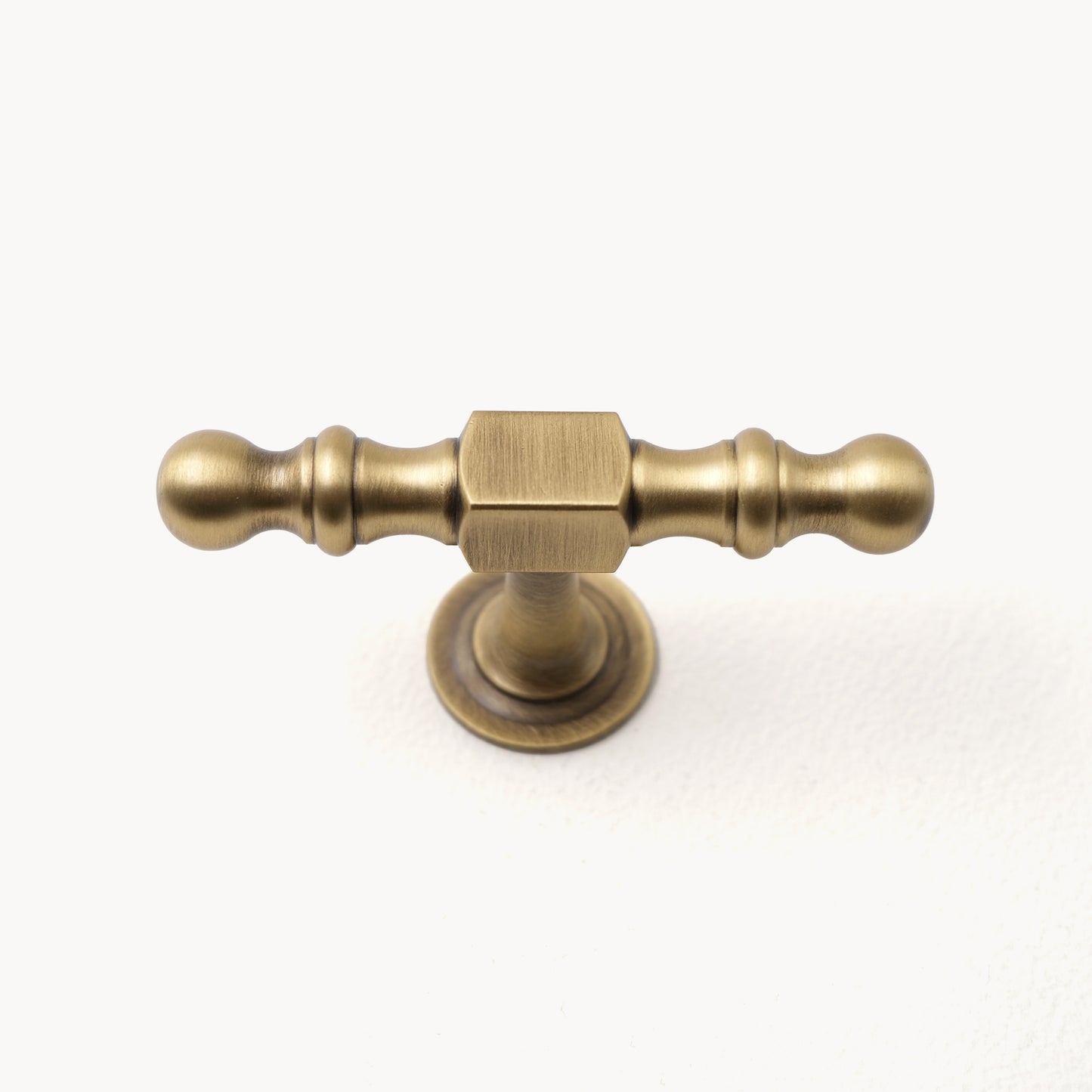 Antique Brass T-knob | QG-TA