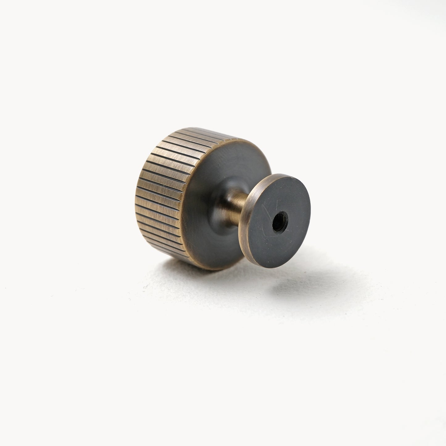 Knurled Brass Knob Vintage | LZ-BA