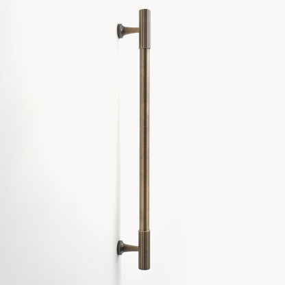 Knurled Aged Brass Handles Nordic | LZ-CA