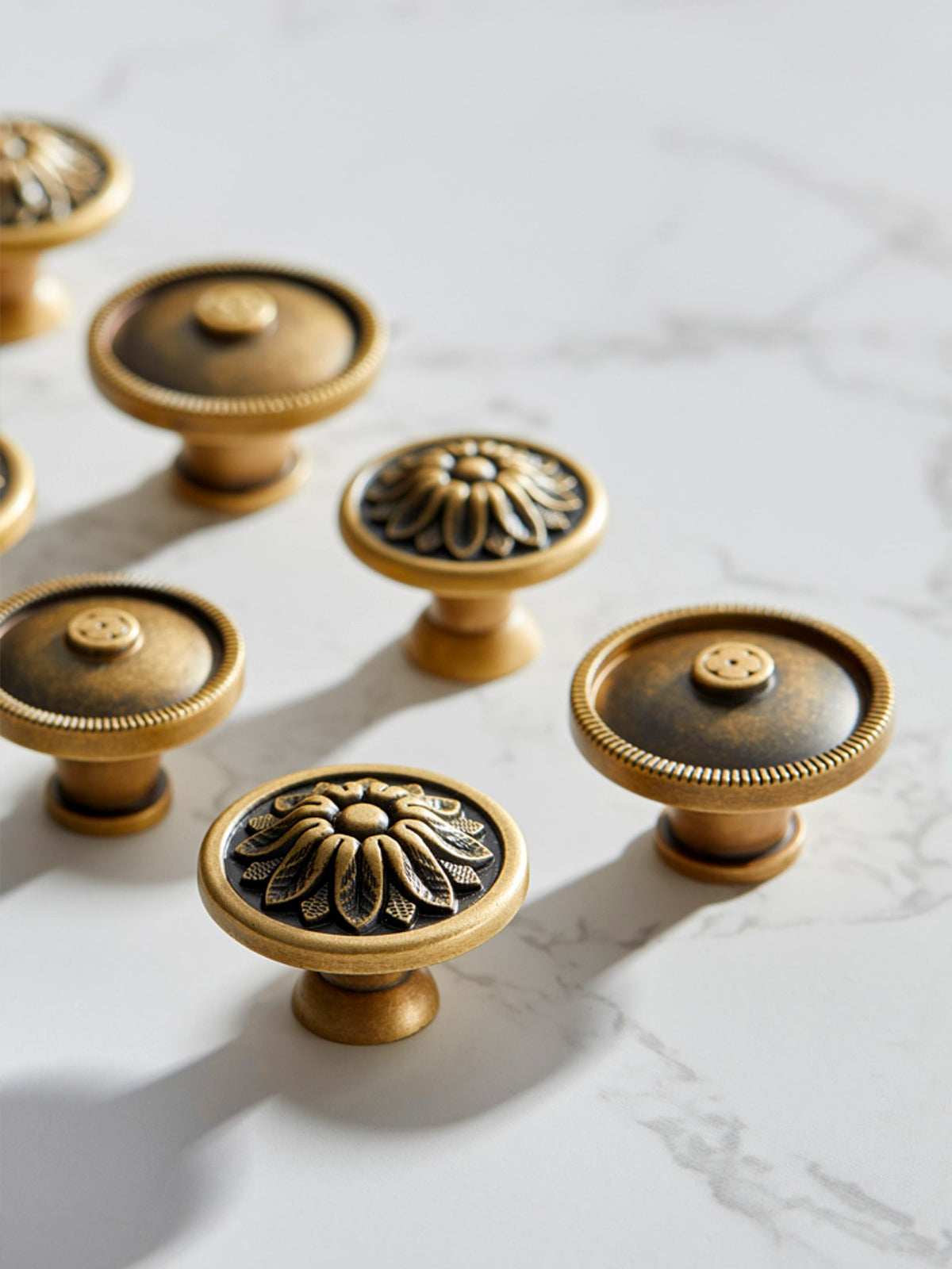 Aged Brass Knobs | SYHD