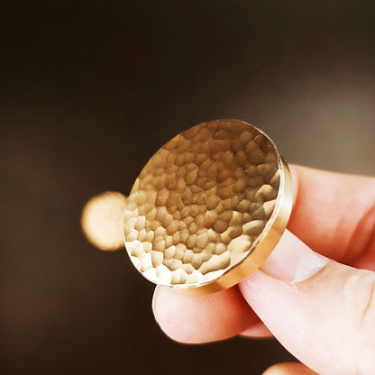 MCM Hammered Brass Knobs | PMCW