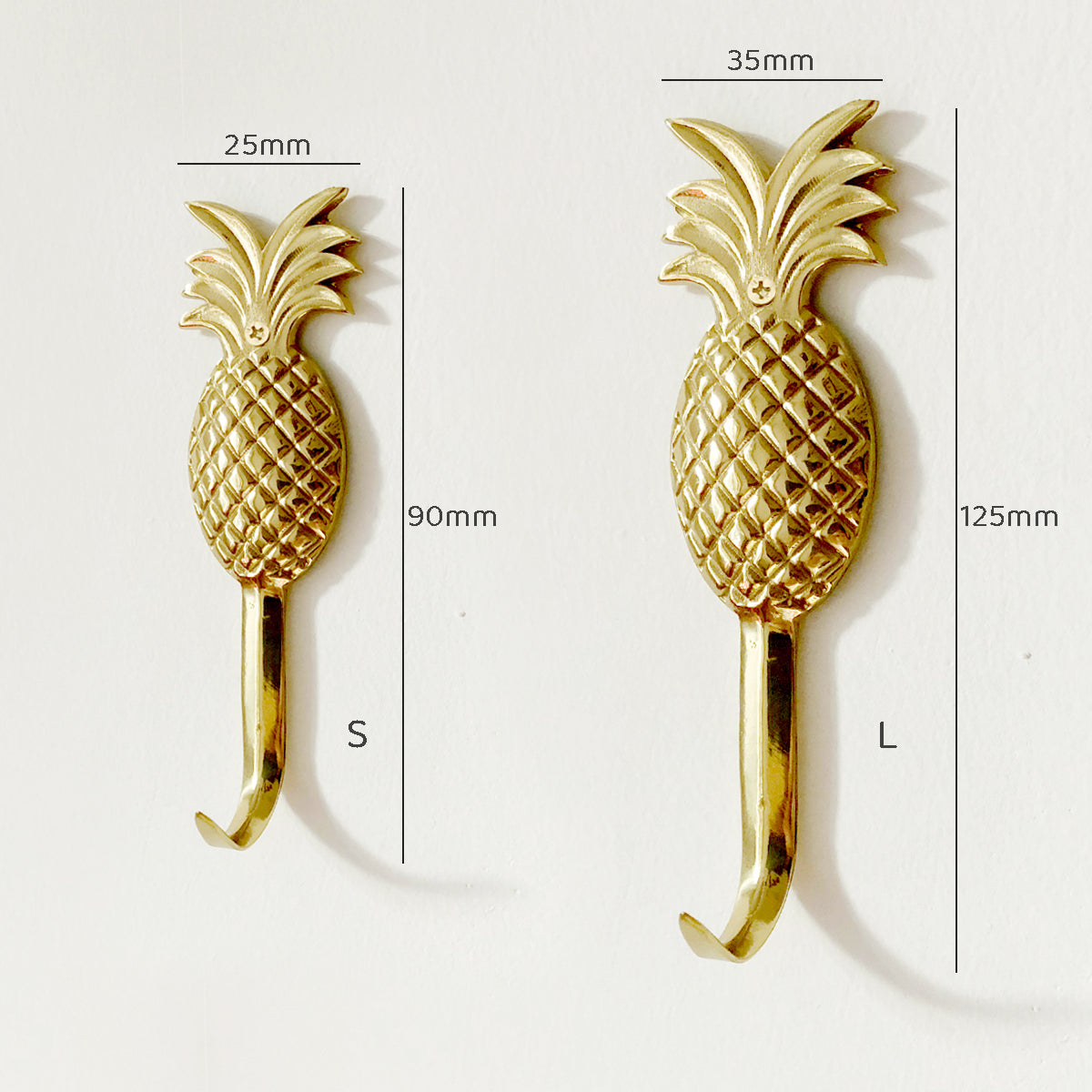 Pineapple Brass Wall Hook | BLG-G