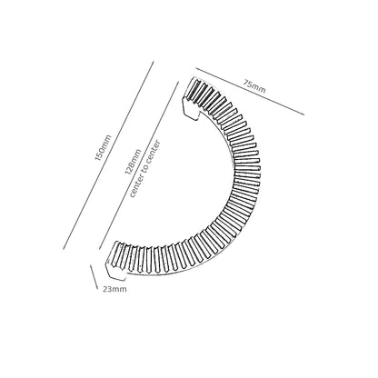 Modern Semi-circle Cabinet Pulls | CX-SB