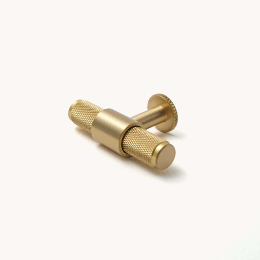 Knurled Brass T-knob | GHD-TB