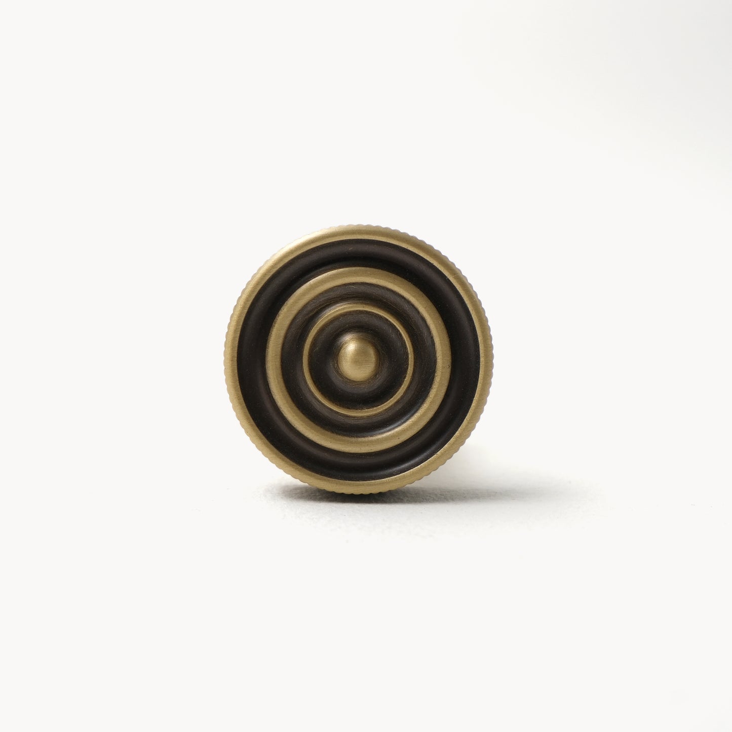 Antique Knurled Brass Knob | ZZ-BA